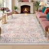 Alfombra de Terciopelo de Cristal Floral Retro Estilo Americano para Sala de Estar, Resistente al Desgaste y Fácil de Limpiar, Adecuada para Dormitorio, Resistente a la Suciedad, Fácil de Mantener, Alfombra Refrigerante Aislante para Mesita de Noche