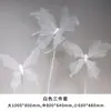 Arreglos de Paisajismo de Mariposas Tridimensionales, Decoraciones de Fondo para Bodas, Escaparates, Adornos y Accesorios para Exteriores
