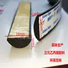 Fornecer tira de vedação autoadesiva semicircular tipo D, face única, anti-colisão, EPDM, espuma de esponja para postagem, autoadesiva