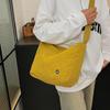 Bolsa de Ombro para Meninas, Estudantes do Ensino Médio, Estudantes Universitários, Estilo Coreano, Simples, Moderna, Grande Capacidade, Mochila Transversal Versátil, Venda Direta da Fábrica