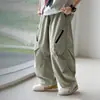 Calças finas e fluidas para meninos, perna curva 2026 novo estilo de verão, panda redondo, crianças médias e grandes, versão coreana, senso de design, calças casuais