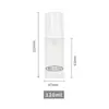 42 Botella Espumadora de Mousse para Cepillo de Dientes Botella Blanca de Plástico PET con Bomba de Espuma de Cepillo 200ml Botella de Mousse Limpiador Facial Venta al por Mayor