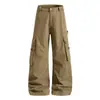 Pantalones cargo retro de corte recto