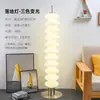 Lâmpada de assoalho moderna simples sala de estar sala de jantar quarto de estudo modelo quarto casa de família designer cristalizado hulu candeeiro de mesa vertical