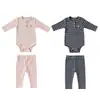 Ropa Infantil Mameluco de Manga Larga para Bebé Temporada Primavera 2026 Clase A Ropa para el Hogar Unisex Ropa Casual para Gatear Leggings