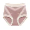 Ropa interior de maternidad de modal de cintura alta, algodón puro, antibacteriana, soporte abdominal, talla grande, para principios, mediados y finales del embarazo, especial para mujeres posparto