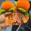 Llavero de Felpa con Lindo Diseño de Conejo Rex Imitación, Simbolizando Que Sucederán Cosas Buenas