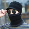 Gorro de Otoño e Invierno 2019 para Hombre Estilo Coreano para Exteriores Protección para los Oídos para Ciclismo Gorro de Lana Tejido Cálido Engrosado Cortavientos Gorro Pulóver para Hombre