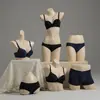 Accesorios para Modelos de Lencería, Maniquíes de Medio Cuerpo Femeninos y Masculinos, Figuras de Plástico para Exhibir Sujetadores y Ropa Interior, Exhibidores para Escaparates