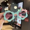 Gafas de Sol para Niñas con Lazo de Pétalos Dulces, Gafas de Sol para Viajes al Aire Libre con Protección UV, Gafas de Sol para Niños Listas para Usar