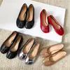 Zapatos de Punta de Cuero Genuino para Mujer Zapatos de Boca Baja Zapatos de Tacón Medio Primavera y Verano Completamente de Cuero Estilo Coreano Lindos Zapatos de Pata de Cerdo Zapatos para Mujer