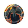 Anime Chainsaw Man Broche Insígnia Pochita 58MM Insígnia de Folha de Flandres
