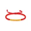 Pulseira de Ouro Puro 999 com Fecho de Segurança Shenzhen Shuibei Ouro Duro 3D Pulseira Trançada DIY para Casal Presente 520 para Namorada