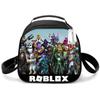 Bolsa de Almuerzo para Estudiantes de Primaria, Bolsa de Picnic, Bolsa de Hielo Redonda, Bolsa Térmica con Estampado Divertido, Bolsa de Hombro Única, Bolsa de Almuerzo de Dibujos Animados