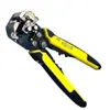 Alicates Multifuncionales Automáticos para Pelar Cables de 8 pulgadas, Pinzas Pelacables y Crimpadoras, Pinzas Crimpadoras de Cables, Pinzas Pelacables con Distancia Ajustable, Herramienta Especial para Electricistas