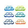 Bandas de Resistencia de Silicona en Stock para Ejercicio, Pelotas de Agarre para Alivio del Estrés, Fortalecedor de Dedos para Entrenamiento de Cinco Dedos, Anillos de Agarre de Silicona para Entrenamiento de Rehabilitación