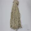 Cuerda de algodón gruesa con cordón ajustable para tapicería tejida a mano, de 5 mm y ocho hebras, disponible en stock.