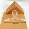 Oferta Especial Base Pinza de Garra Tamaño Grande Pinza para el Cabello de Cinta Transparente Pinza para el Cabello Creativa DIY Simple Ins Parte Posterior de la Cabeza Mujeres Pinza de Tiburón