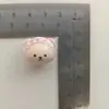 Contas de urso de desenho animado pintadas à mão, acessórios para pulseira e chaveiro de celular DIY, contas soltas de resina fofas, atacado