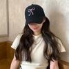 2024 New Arrival Bow Bordado Cap Women's Big Face All-match Show Face Small Bordado All-match Cap Spring Hat