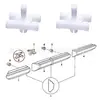 51131829904 es adecuado para molduras de puerta de BMW, clips de umbral, sujetadores de panel de puerta, remaches de plástico y tiras decorativas