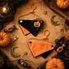 Bandana de Cachorro para Halloween Lenço de Pet de Abóbora Bandana Triângulo Coleira Ajustável para Cães Pequenos Gatos