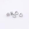Accesorios de bricolaje Juego de tapones para pendientes de silicona Anillo de acero inoxidable Tapón para los oídos de Hamburgo Paquete de tapones para los oídos Forzador de orejas TPE Bloqueo trasero anticaída