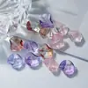 Cuentas de Vidrio Ovaladas de 14 mm Cuentas de Vidrio Rombos Asimétricos Material para Hacer Pulseras y Collares con Cuentas DIY