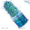 Traje de manicura de Amazon, 12 colores mixtos, esmalte de uñas láser, pegamento, lentejuelas, brillo en polvo, joyería para uñas, diamante