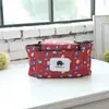 Bolsa Colgante Plegable para Cochecito de Bebé de Dibujos Animados a Color Estilo Coreano, Bolsa Multifuncional, Bolsa de Almacenamiento para Biberones, Bolso de Hombro para Mamá