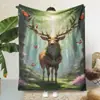 Manta de Franela Exclusiva Transfronteriza Manta Impresa Digitalmente en 3D Manta para Sofá Manta Cuadrada de Navidad Se Puede Personalizar con Fotos y Se Puede Iniciar con un Clic