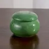 Pequeno mini pote de cerâmica para chá, frasco de creme labial, pote para pomada, pílulas, bálsamo cosmético, armazenamento de pó, pote selado