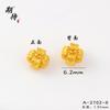 Vietnã Sha Jin Jiu Não Desbota Flor de Quatro Pétalas Contas com Furo Acessórios Pulseira de Contas DIY Contas de Transferência Acessórios Sha Jin