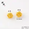 Acessórios DIY Cor Dourado Areia de Longa Duração Fivela de Coração Personalidade da Moda Abóbora Pequena Contas Espaçadoras de Furo Passante Floco de Neve Acessórios DIY