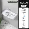 Lavatório de Parede para Banheiro Varanda, Combinação Simples de Gabinete com Lavatório de Cerâmica para Apartamento Pequeno, Lavatório de Tamanho Mini