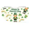 St Hecho a Medida de Fábrica. Capa Verde del Día de San Patricio con Estampado Infantil, Capa de Botella de Cerveza con Trébol, Chal para Atar