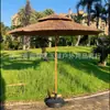 Sombrilla de Paja para Exteriores, Sombrilla para Patio de Villa de Alojamiento, Sombrilla de Playa para Jardín, Sombrilla de Paja, Sombrilla para Balcón con Protección Solar, Protección Solar y Aislamiento Térmico