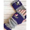 Otoño e invierno europeo y americano nuevo Amazon TEMU estación independiente comercio exterior moda cálido costura bordado guantes mujer