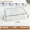 Caja de almacenamiento con cordón para pulseras, collares y joyas Wen Play Crystal, a prueba de polvo, especial, pequeña caja de joyería de acrílico transparente.