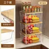 Caixa de Armazenamento para Cozinha Xingyou Caixa para Conservar Frescor na Geladeira Organizador de Legumes e Ovos de Grau Alimentício Ferramenta de Armazenamento e Organização de Grande Capacidade
