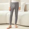 Pantalones de otoño para niños, pantalones térmicos infantiles antibacterianos Clase A, no necesitan usar ropa interior, pantalones para casa dos en uno, pantalones para dormir para niños mayores