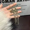 Pendientes Largos de Estrella de Cinco Puntas Brillantes con Incrustaciones de Diamantes, Estilo de Nicho de Lujo Ligero y Exquisito con un Toque de Alta Gama, Accesorios para Mujer