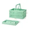 Cesta de Compras Plegable, Cesta de Picnic, Cesta de Almacenamiento Plegable, Artículos Esenciales para Acampar al Aire Libre, Cesta de Compras Portátil para Supermercado