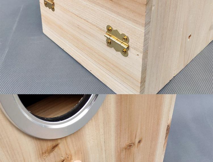 粤迪-宠物鸟繁殖箱中小型鹦鹉鸟窝鹦鹉繁殖箱养殖巢箱睡觉鸟窝_