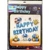 Traje de baño Celebridad de Internet Escena de Fiesta de Cumpleaños Diseño traje Oso Feliz Cumpleaños Banner de Globos Vestir Atmósfera Vida