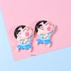 Caricatura plana Crayon pequeño nuevo resina accesorios de joyería DIY pegamento crema pegatina para refrigerador funda para teléfono diadema cadena para teléfono móvil