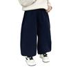 Pantalones de Forro Polar para Niños Otoño e Invierno 2025 Nueva Ropa Infantil Pantalones Deportivos Casuales Engrosados de Invierno Ropa de Invierno para Niños