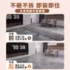 Couro de Piso à Prova d'Água com Textura de Madeira Imitação Piso Cimentício Pavimentação Direta Espessado Resistente ao Desgaste Impermeável Antiderrapante Tapete de Piso Doméstico