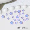 Celebridade online garota bonita copo de mocha joia para unha plana de diamante estrela de cinco pontas decorações de unha de lua atacado