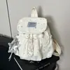 Mochila Estilo Menina Doce com Bolinhas e Estrelas para Mulheres 2026 Novo Design Leve Mochila de Viagem Estilo Universitário